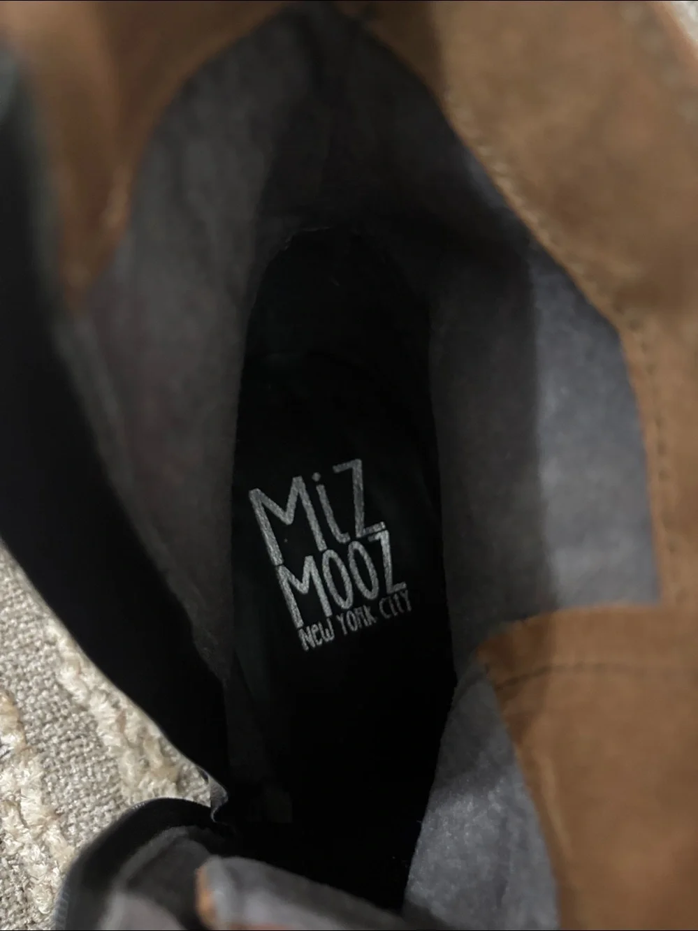 Miz Mooz Brown Suede Leather Buckle Ankle Boots - Edgy - EU 42 US 10.5/11